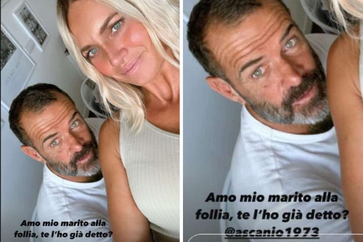 Katia Pedrotti e Ascanio Pacelli sorridenti