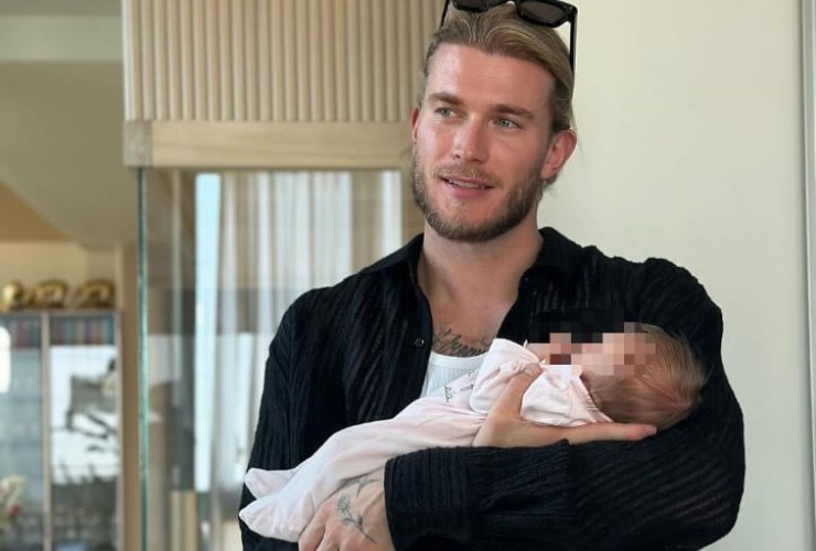 loris karius compagno diletta figlia