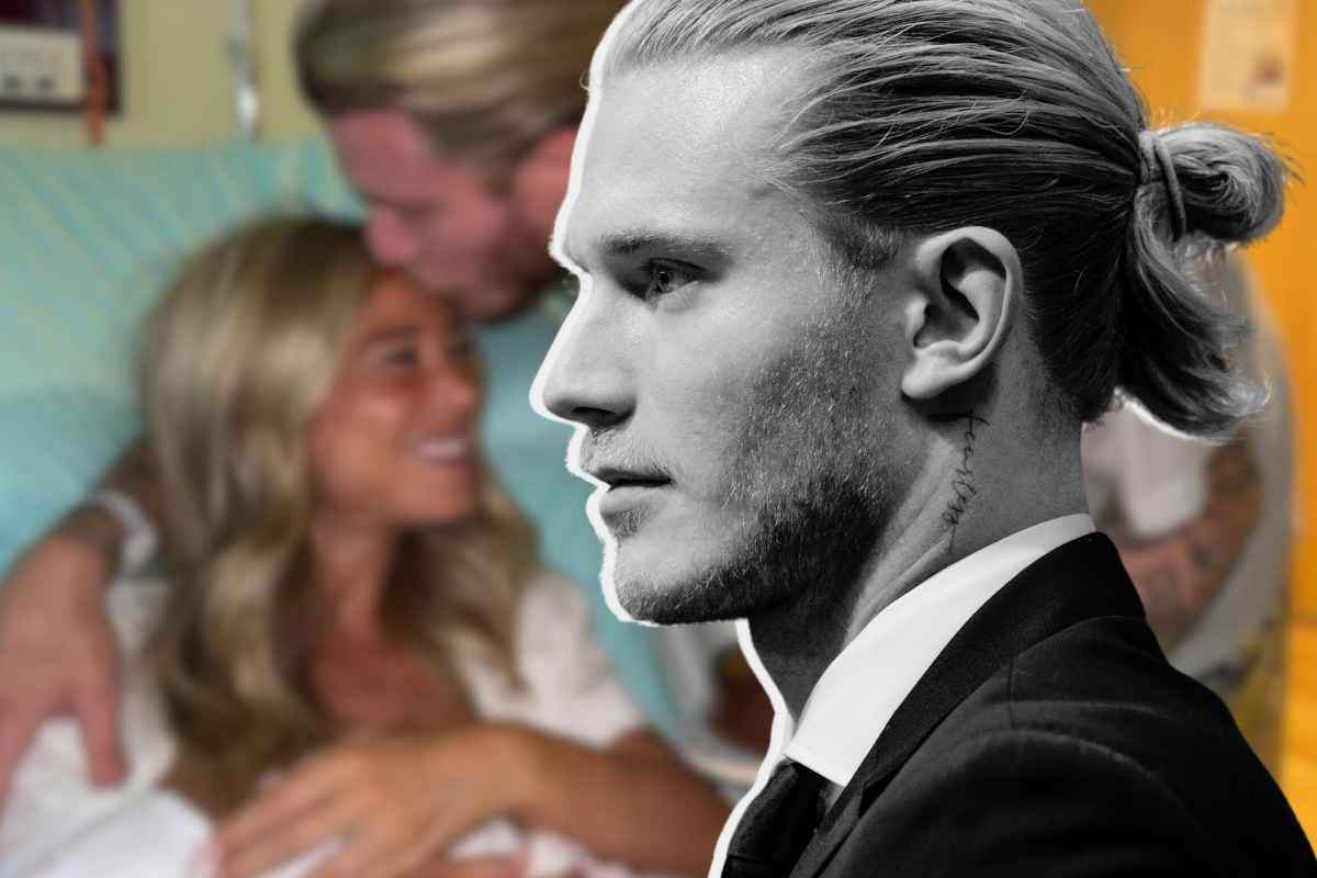 loris karius foto figlia