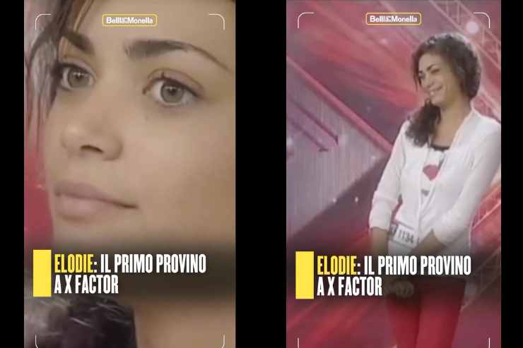 Elodie prima volta in TV