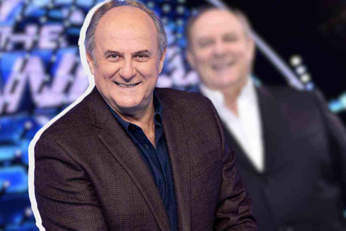 Gerry Scotti cade triciclo