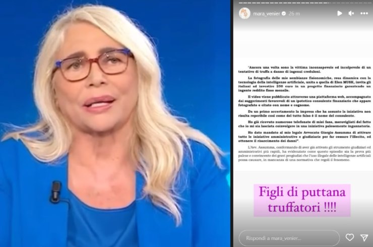 mara venier la truffa social