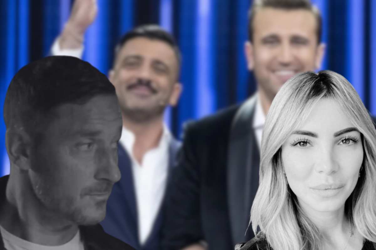 Imbarazzo totti noemi bocchi pio amedeo